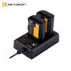 Kit de cargador + 2 baterias Canon LP-E6NH K&F Concept - Imagen 9