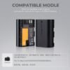 Kit de cargador + 2 baterias Canon LP-E6NH K&F Concept - Imagen 3
