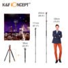 Trípode Monopie Horizontal K&F Concept SA254T1-T254A8  (Version 2023) - Imagen 2