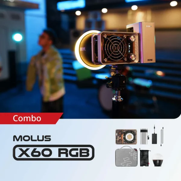 Luz Led Zhiyun Molus X60 RGB Combo - Imagen 7