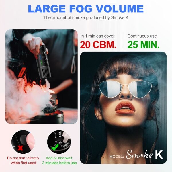 Máquina de humo portátil Smoke K - Imagen 18