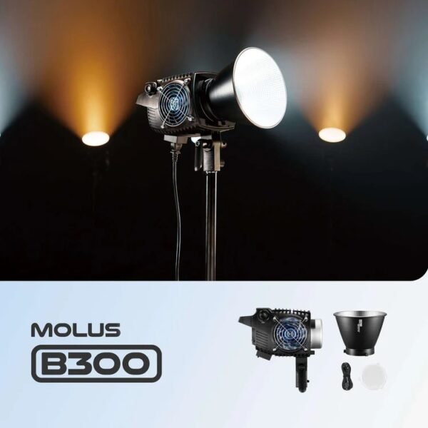 Luz Led Bicolor COB Zhiyun Molus B300 - Imagen 7