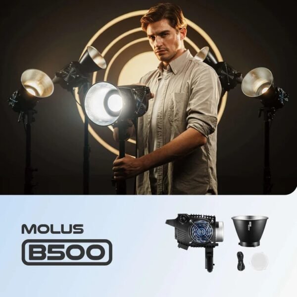 Luz Led Bicolor COB Zhiyun Molus B500 - Imagen 8