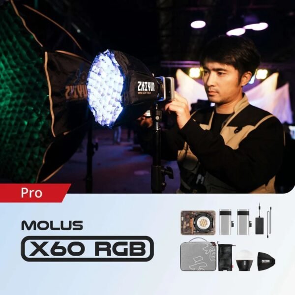 Luz Led RGB Zhiyun Molus X60 Pro - Imagen 5