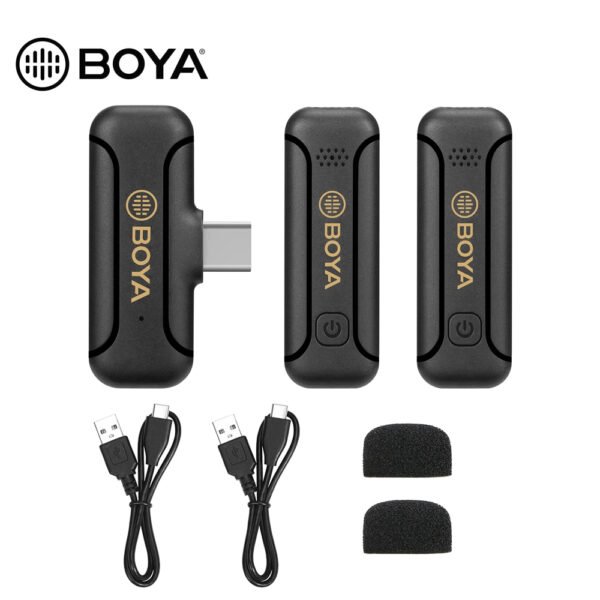 Micrófono Boya BY-WM3T2-U2 – Wireless – USB C - Imagen 2