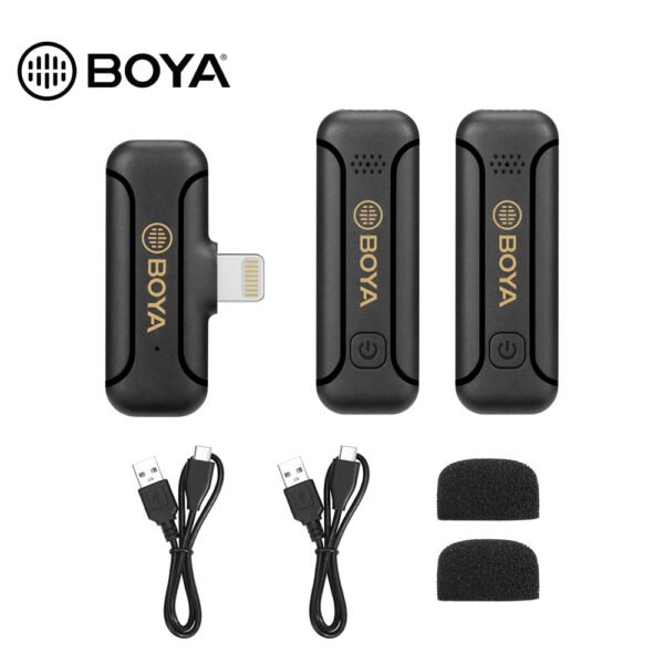 Micrófono Boya BY-WM3T2-D2 – Wireless – IOS Lightning - Imagen 2