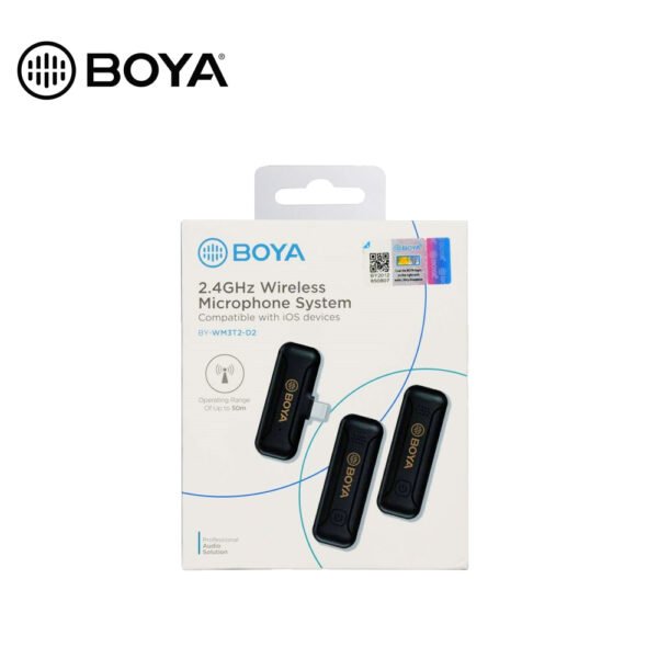 Micrófono Boya BY-WM3T2-D2 – Wireless – IOS Lightning - Imagen 7