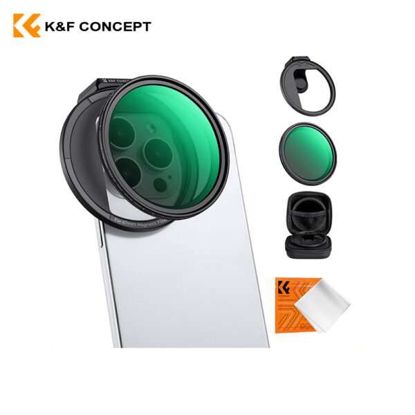 Kit de filtro ND2-32 De 67mm magnético para smartphone – K&F Concept