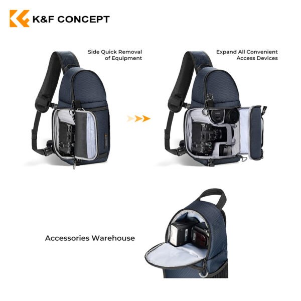 Mochila multifuncional K&F Concept – KF13.141V4 - Imagen 7