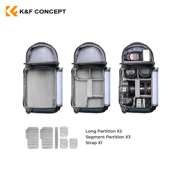 Mochila multifuncional K&F Concept – KF13.141V4 - Imagen 3