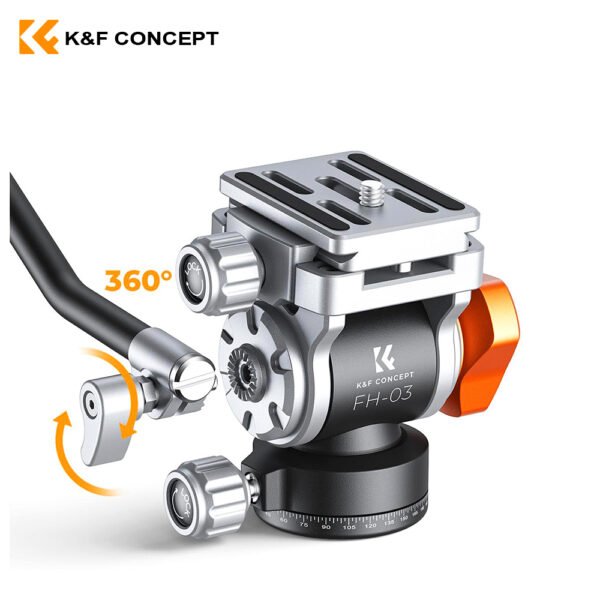 Cabezal de trípode para video FH-03 – K&F Concept - Imagen 2