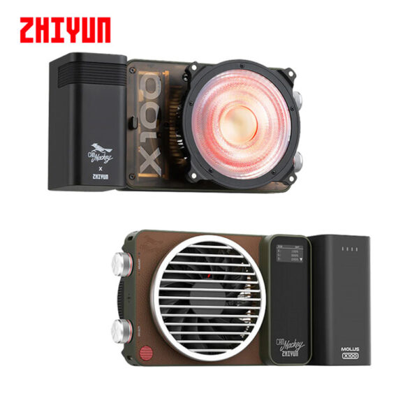 Luz Led Zhiyun Molus X100 RGB Pro x Cam Mackey - Imagen 5