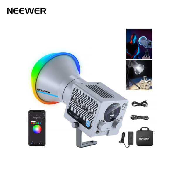 Luz Led portátil de 60W RGB – HS60C - Imagen 2