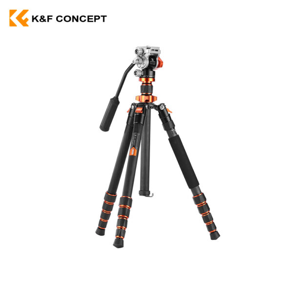 Trípode monopie de fibra de carbono O255C4+FH-03 - Imagen 2