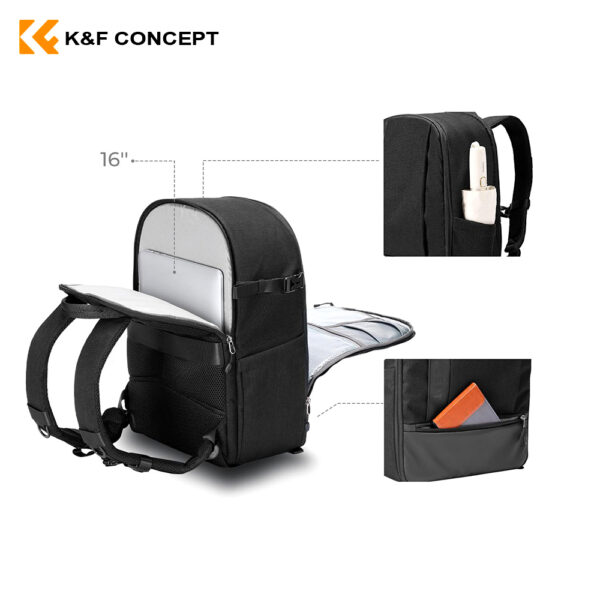 Mochila para cámara K&F Concept KF13.044V11 - Imagen 4