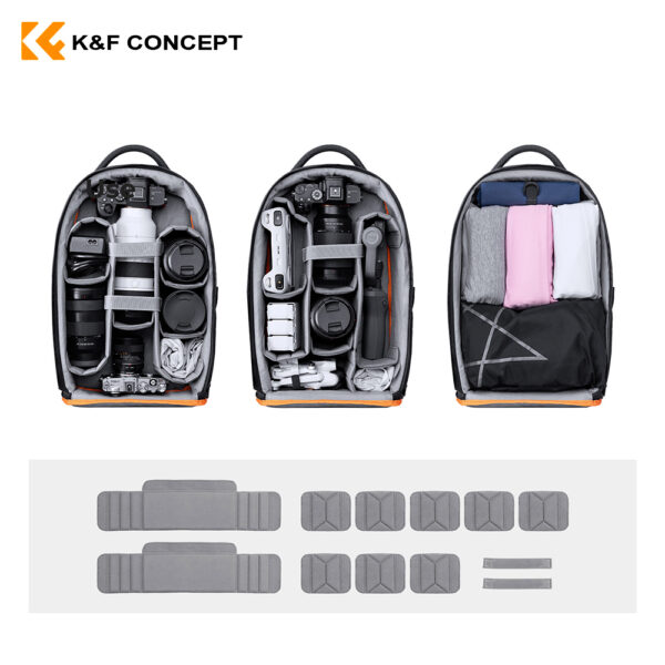 Mochila para cámara K&F Concept KF13.205 - Imagen 7