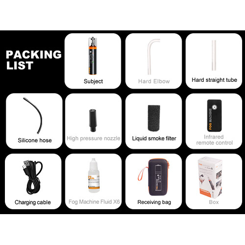 Máquina de niebla portátil Smoke S (30 W) - Imagen 22