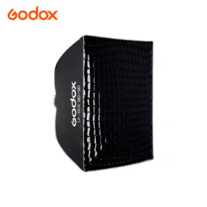 Softbox de armado rápido tipo sombrilla 90x90cm con grilla montura Bowens