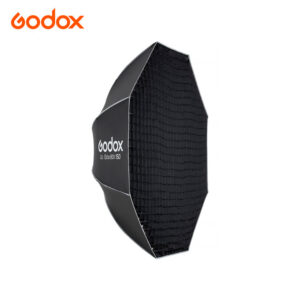 Softbox octagonal de armado rápido tipo sombrilla de 150cm con grilla montura Bowens