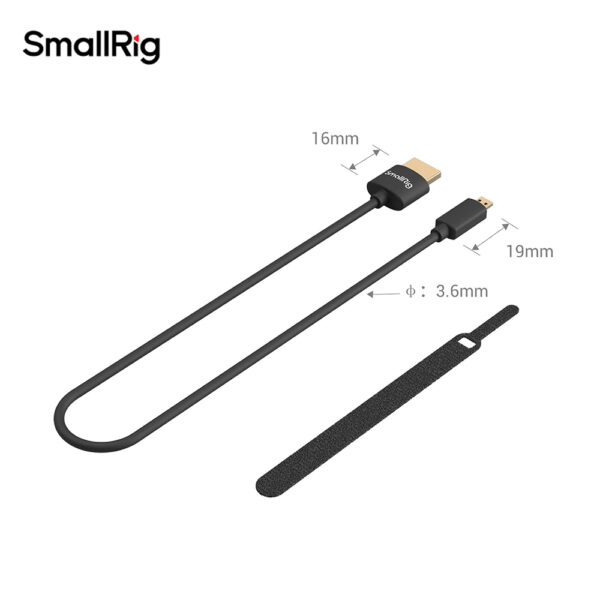 Cable de datos ultrafino HDMI a MICRO HDMI 4k (35CM) - Imagen 6