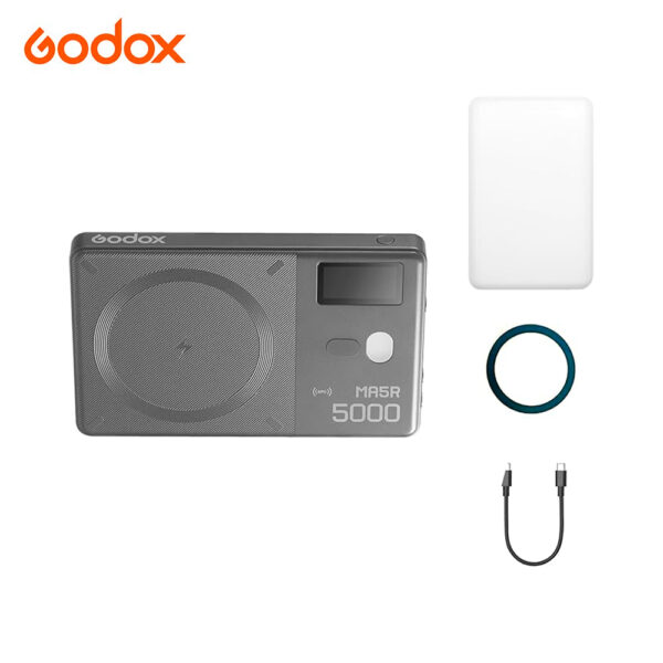 Panel Luz Led RGB Godox MA5R y Power Bank (Negro) - Imagen 16