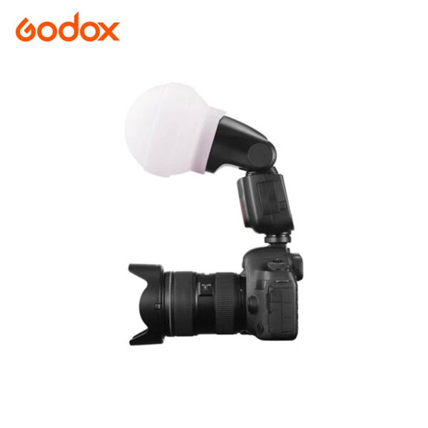 Difusor Godox AK-R22 Domo Colapsible para Flash de Cabezal Redondo - Imagen 4