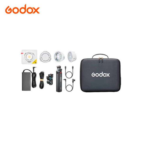Luz Led Godox ML100R RGB Kit 3 Con Battery Grip BG02 - Imagen 5