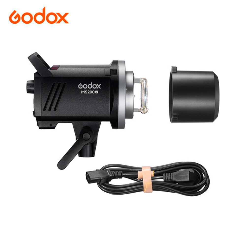 Flash de Estudio Godox MS200-V con Luz LED de Modelado - Imagen 3