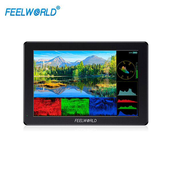 Monitor para cámara Feelworld T7 PRO de 7" de alto brillo HDMI con 3D LUTs