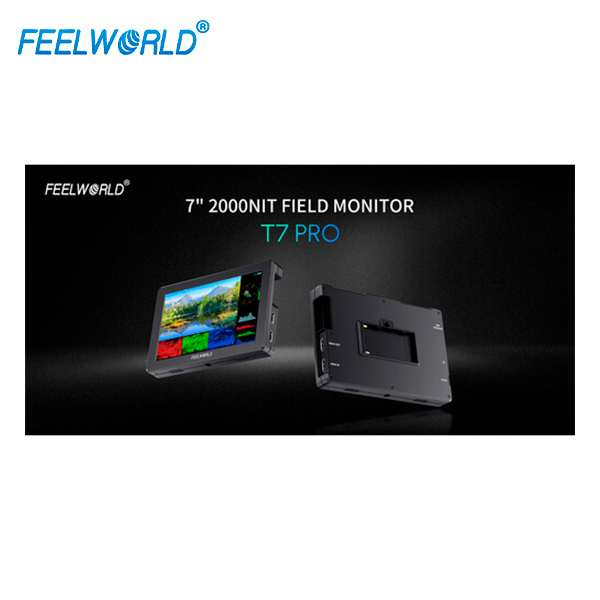 Monitor para cámara Feelworld T7 PRO de 7" de alto brillo HDMI con 3D LUTs - Imagen 7