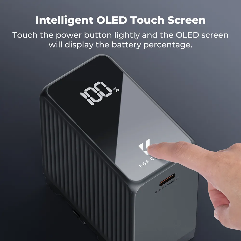 Batería Inteligente NP-F970 10500mAh con Pantalla OLED y Carga Rápida 45W - Imagen 6