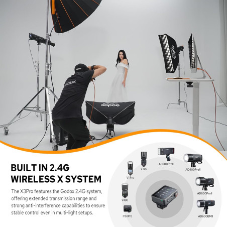 Disparador de flash Godox X3 PRO - Imagen 10