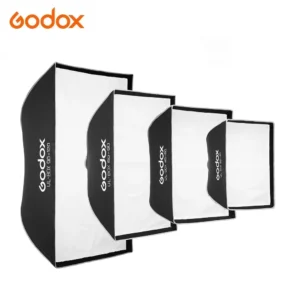Softbox rectangular de armado rápido tipo sombrilla con grilla (Montura Bowens)