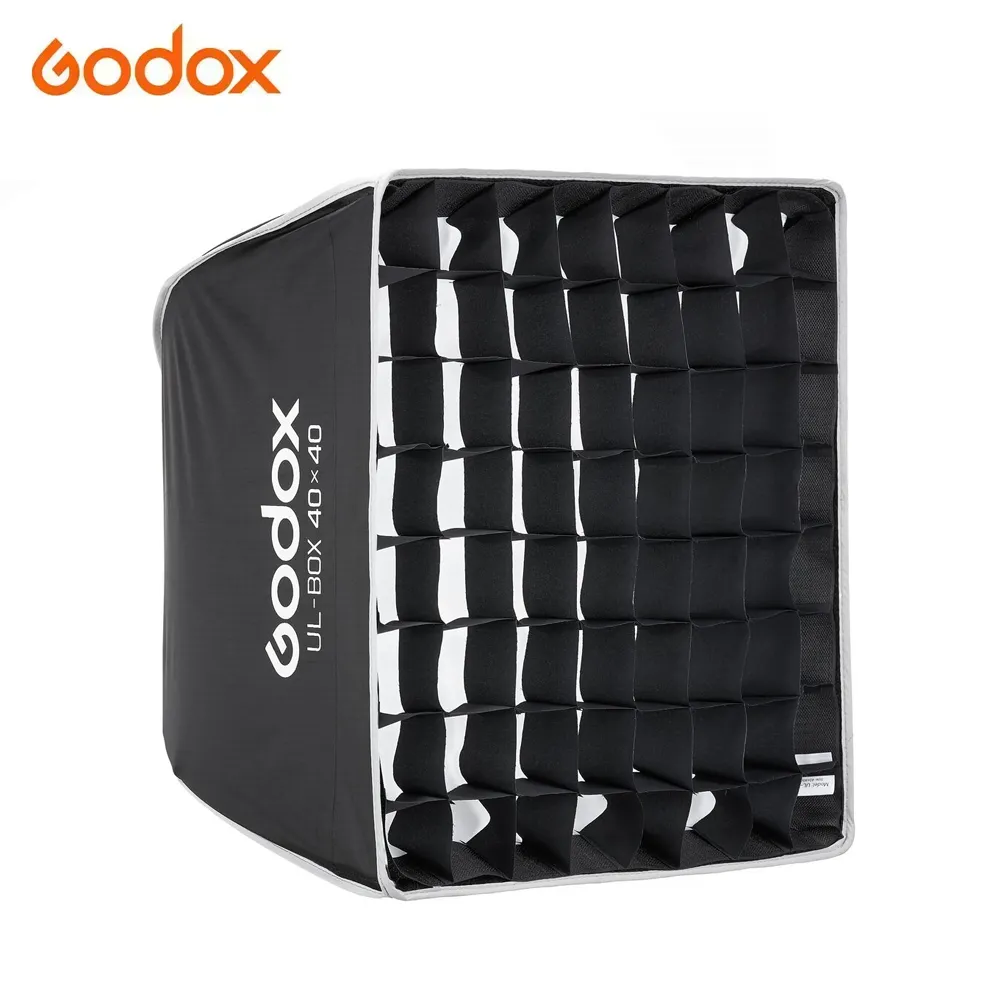 Softbox cuadrado de armado rápido tipo sombrilla con grilla (Montura Bowens) - Imagen 2