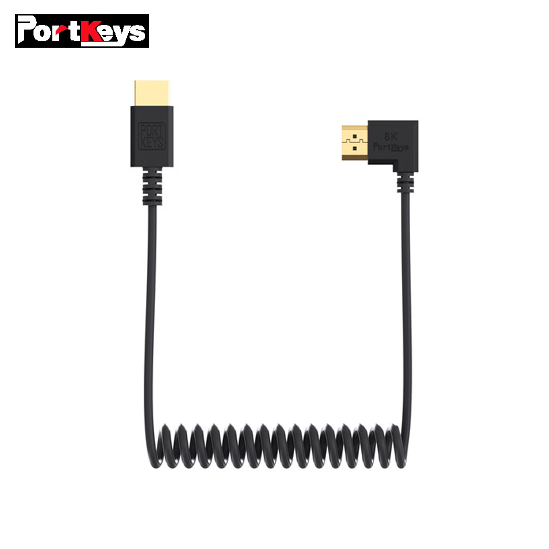 Cable en espiral delgado HDMI 2.1 8k HDMI-HDMI