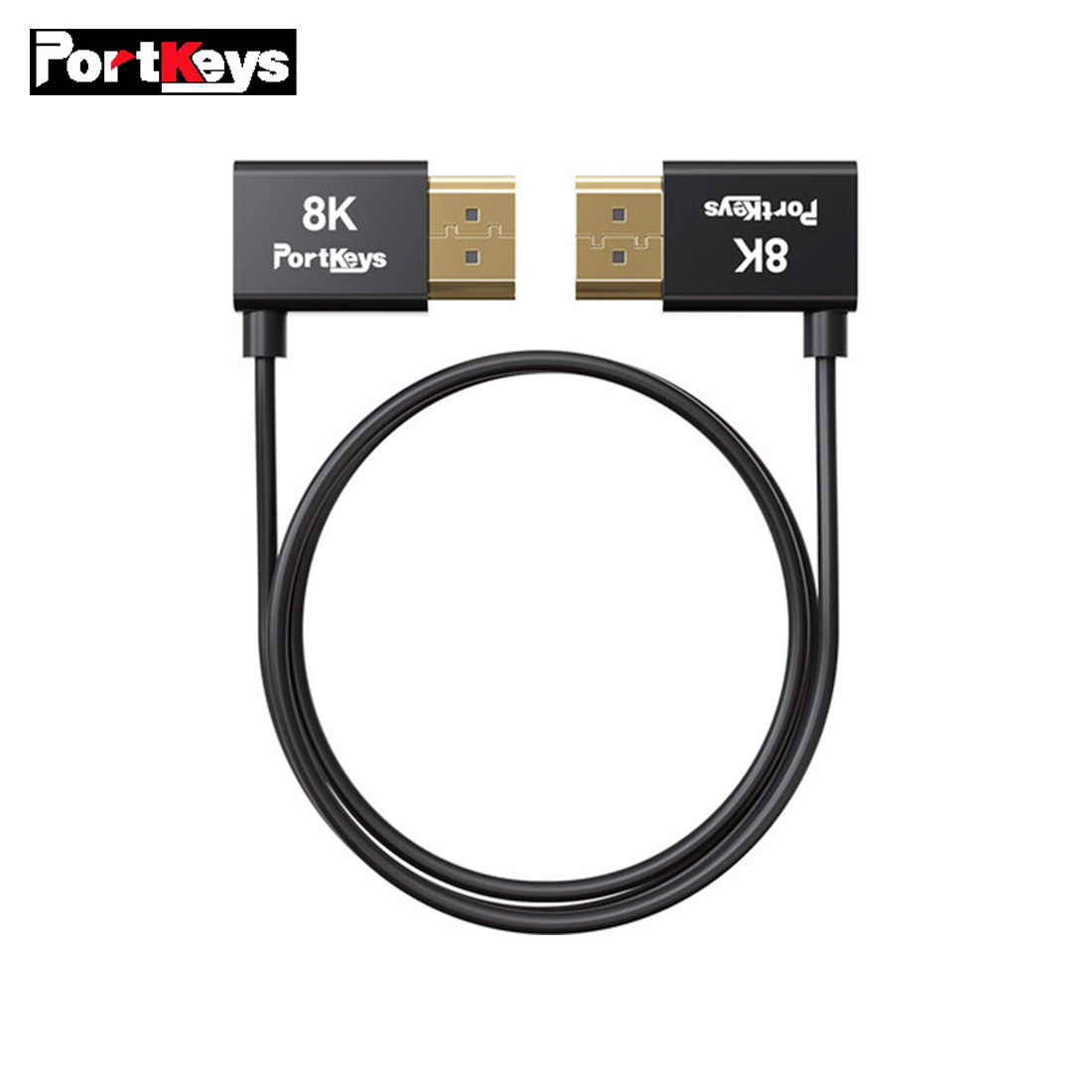 Cable coaxial 50cm ultradelgado de 10 núcleos HDMI 2.1 8K HDMI-HDMI
