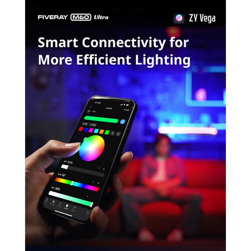 Luz Led Zhiyun Fiveray M60 Ultra RGB - Imagen 13